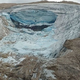 Ledenik Marmolada v italijanskih Dolomitih v 25 letih za polovico manjši