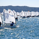 550 BELIH JADER PRED PIRANOM: Močna burja poskrbela za atraktiven zaključek velikonočne regate (FOTO)