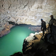 Tržaški jamarji po 23 letih izkopavanj naleteli na podzemni tok reke Timave
