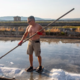 Rastejo prvi kupčki piranske soli