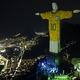 Kip Kristusa Odrešenika "oblečen" v Peléjev dres