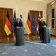 Predsednico Pirc Musar v Berlinu sprejel nemški predsednik