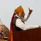 Indijski premier Modi kljub nemirom in težavah s pridelkom obljublja "razvito državo"