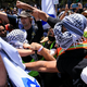 Na losangeleški univerzi spopad med propalestinskimi in proizraelskimi protestniki