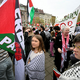 V Malmöju ob Evroviziji množični protesti v podporo Palestini - med protestniki tudi Greta