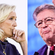 Anketa pred volitvami v Franciji: Le Pen bi v drugem krogu prepričljivo premagala Melenchona