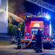 V Zagorju ob Savi zgorelo reševalno vozilo, požari tudi drugod