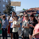 V Gospiću protest zaradi odlaganja nezakonitih odpadkov: "Če rešimo Liko, rešimo Hrvaško"