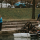 Potapljači iz Ljubljanice potegnili tono odpadkov #foto