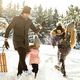 Kako družina prihrani pri počitnicah na snegu?