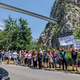 Po odprtju impresivnega mostu izbruhnili protesti: "Na srečo se ni zgodilo nič hujšega" #video