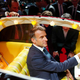 Fotoutrinki: prišel je tudi predsednik Macron in se usedel za volan #foto