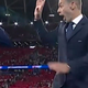 Čeferin se je z gesto na podelitvi znašel v središču pozornosti