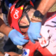 GRD PADEC POGAČARJA: Slovenski kolesarski zvezdnik okrvavljen končal dirko po Španiji (VIDEO)