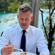 Madžarski premier Magyar navdušen nad blejsko kremšnito: Božansko