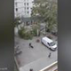 Brutalen posnetek iz Ljubljane: kolesar se je za las izognil padajočemu drevesu #video