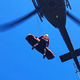 Ponesrečenega gobarja reševali s helikopterjem