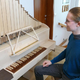 Med študijem je Matic izdelal še orgle (FOTO)