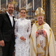 Znanega glasbenika in umetnico je v Vatikanu poročil kardinal Rode (FOTO)