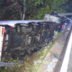 Poglejte ta prizor, cisterna zapeljala s ceste pri Colu in se prevrnila (FOTO)
