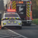 Verižno trčenje v Medvodah: na kraju policisti in gasilci, nastajajo zastoji (FOTO)