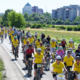 Na Franji kolesarji iz 35 držav: več kot 2600 zmagovalcev družinskega maratona (FOTO)