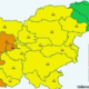Močni nalivi dvigujejo reke: največja nevarnost na zahodu in v osrednji Sloveniji