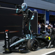 Russell do zmage, razočaranje za Ferrari