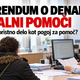 Kaj pomeni glas ZA in kaj PROTI na referendumu o socialni pomoči?
