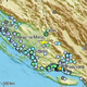 Od Zadra do Makarske so se prebujali zaradi tresenja tal