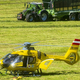 Z otroki v vozičkih na 2325 metrov, reševati so jih morali s helikopterji