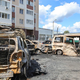 Po ruskem napadu eksplozije in najmanj 27 mrtvih, poškodovanih 50 zgradb