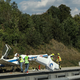 Letalska nesreča: Pred pristankom na avtocesti na servisu