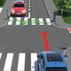 Prometna varnost: Ali lahko modro vozilo zapelje v križišče?
