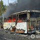 (FOTO) V jutranjem napadu na avtobusno postajo v Ukrajini umrlo več kot 30 ljudi