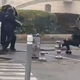(VIDEO) Hrani se po slamici: Francoski policist 14-letnika z granato zadel v obraz