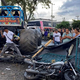 (FOTO in VIDEO) Tragedija na avtomobilskem šovu: Tovornjak zapeljal v množico, umrli so trije ljudje