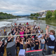 (FOTO in VIDEO) "Pa naj še kdo reče, da splav ni zakon": Maribor se je stresel ob ritmih (yugo)techna na Dravi