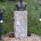 V Zagorici topničarji in župana pred kipom barona Jurija Vege