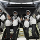 Mednarodna posadka astronavtov varno pristala v oceanu