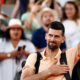 Po Sinnerju se od Francije poslavlja še Novak Đoković