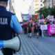 Frizbi na paradi