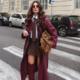 Bordo plašč, ki je najbolj elegantna izbira te sezone