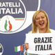 V javnosti mokre fotografije nove italijanske premierke