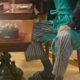 Francija Keka v kavarni opazili v pižami