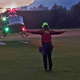 Domačini so ga pripeljali iz gozda, nato ga je odpeljal helikopter