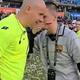"Ne odpustim ti!" Navijač Barçe se je soočil s sodnikom, to mu je očital