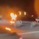 VIDEO: Grozljivi prizori iz Omiša, pred ognjem bežal kar v gorečem avtu
